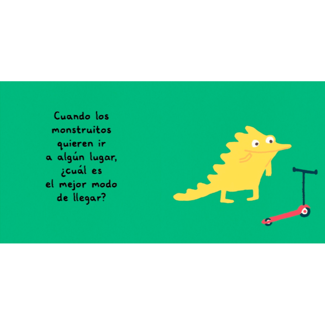 ¿Cómo viajan los monstruitos?1