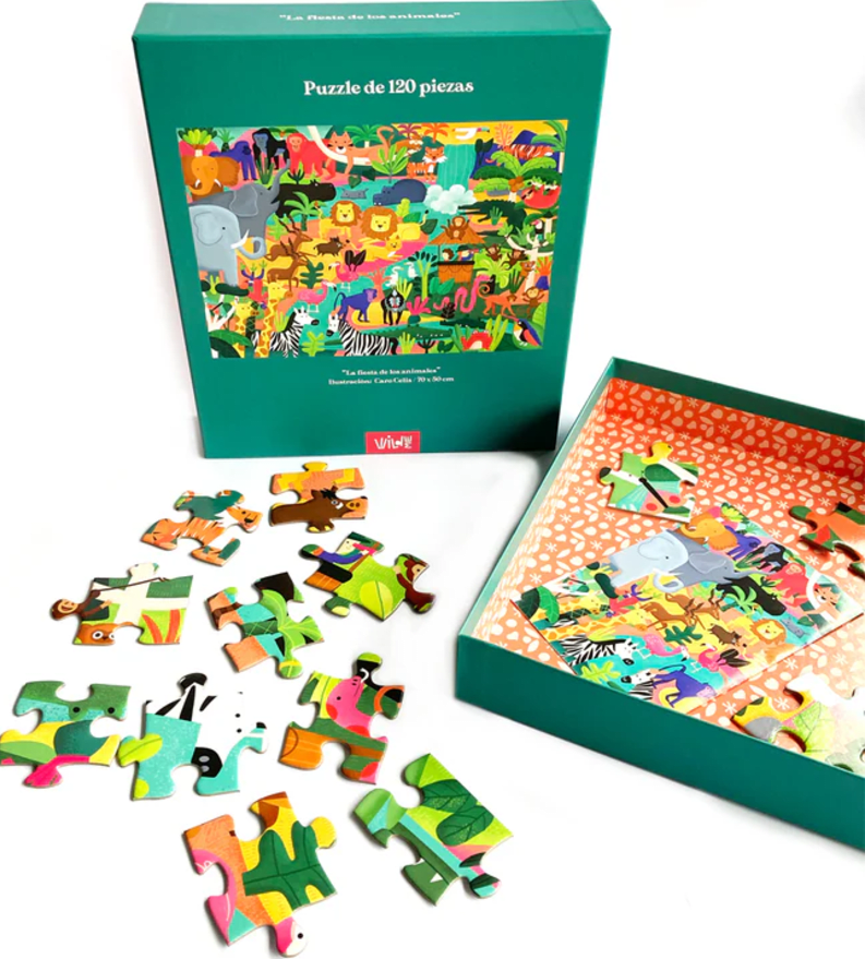 Puzzle 120 piezas Animales1