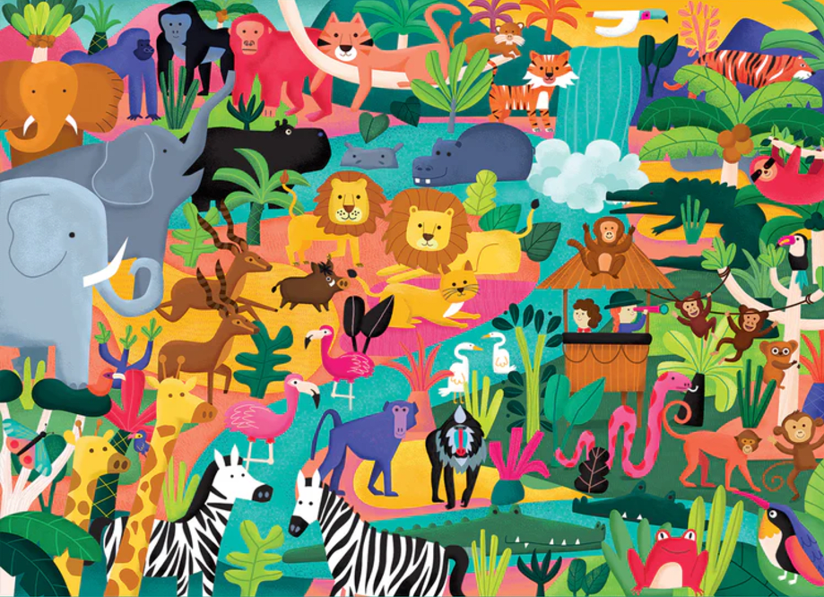 Puzzle 120 piezas Animales3