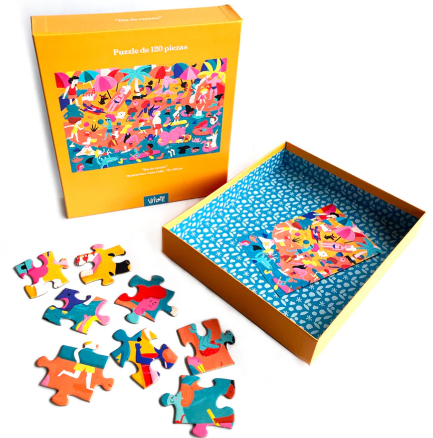 Puzzle 120 piezas Playa1