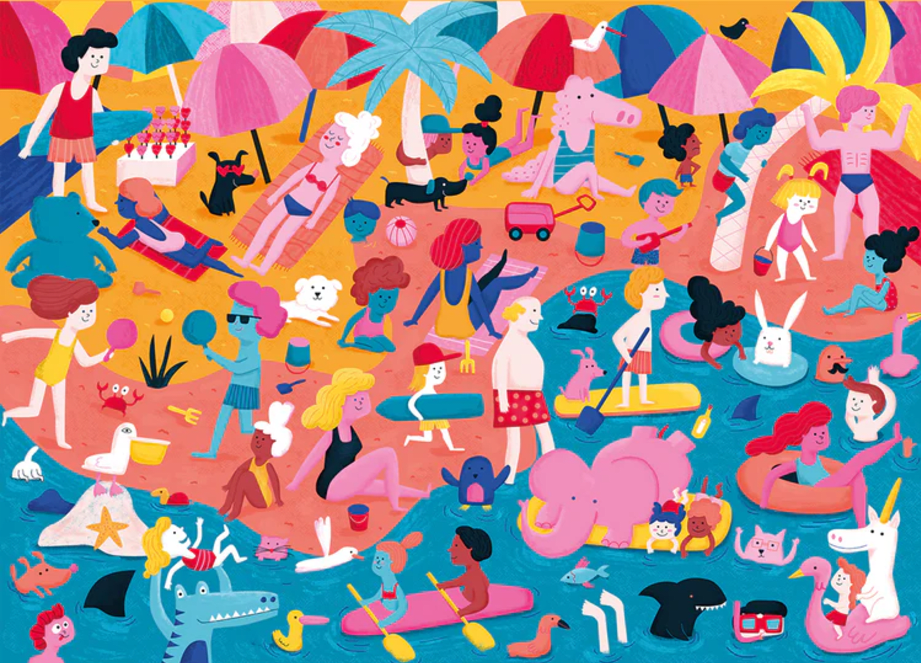 Puzzle 120 piezas Playa3