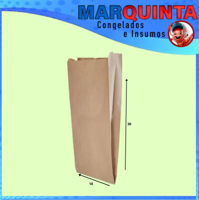 Saco kraft 2kg 18x30 (100 uni)1