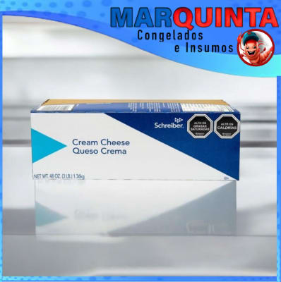 Queso crema Schreiber 1,36 kg (caja 10 uni)2