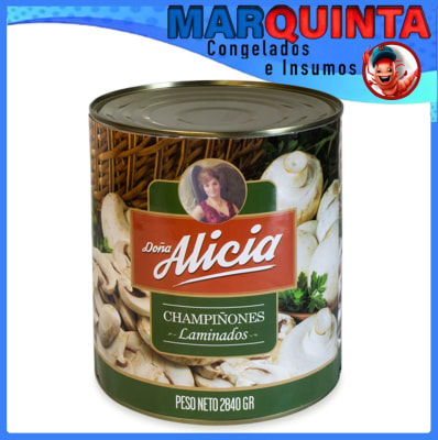 Champiñon Laminado Doña Alicia 2,84 kg (uni) caja trae 61