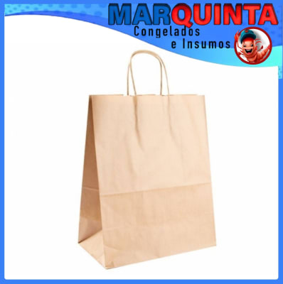 Bolsa delivery craft con asa 27x16x29 ( uni) caja trae 3001