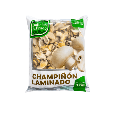 CHAMPIÑON LAMINADO 1KG CONGELADO (caja trae 10 und)1