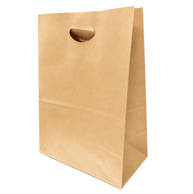 BOLSA RIÑON (DELIVERY) MEDIANA KRAFT (28X15X38) (CAJA 300U)1