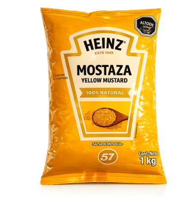 MOSTAZA HEINZ POUCH (Caja trae 10 und)1