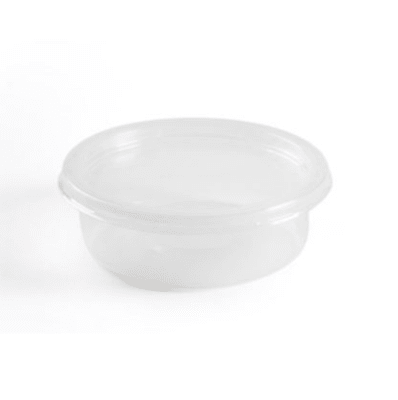 CHEAP Pote y tapa 1,5 oz transparente paquete 100uni (caja trae 2500uni)1
