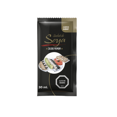 SACHETS SOYA 30ML (Caja 250 uni)1