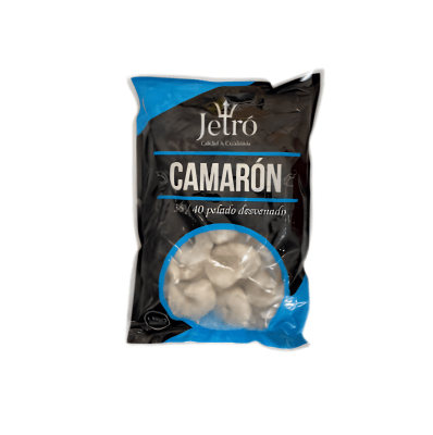 Camaron crudo pelado 36-40 jetro kg1