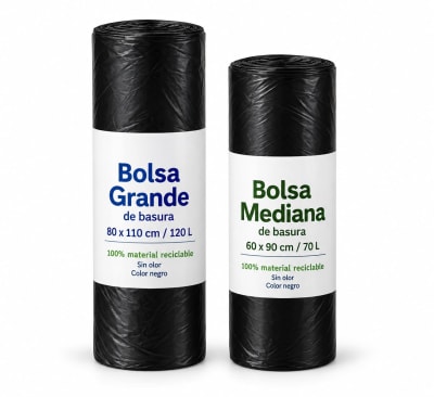 Bolsa basura 70x90 Rollo 10uni1