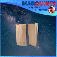 Saco kraft 1kg 24x12 (100 uni)