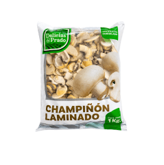 CHAMPIÑON LAMINADO 1KG CONGELADO (caja trae 10 und)