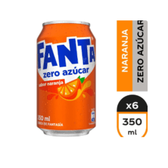 Fanta ZERO 350cc (pack 6 unidades)
