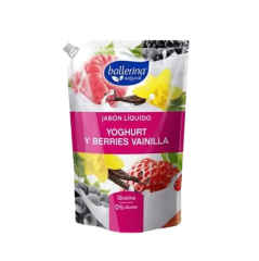 Jabon YOGHUR Y BERRIES vainilla 750 ml(12uni x caja)