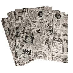 Papel Antigrasa Periodico/ Blanco 28x34 cm TIMES  (100 Unid x paquete)(40 unid x caja )