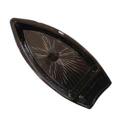 Barco Mediano base negra  30 piezas sushi (1x100) Cod: (CGO 933)