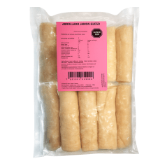 Arrollado Jamón Queso bolsa 10unid (10 bolsas X CAJA )