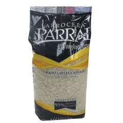 Arroz Parral (NEGRO) 1 Kg -  GRADO 1 manga trae 10 kg (Etiqueta NEGRA)