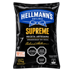 MAYONESA SUPREME 1,9 KG (CAJA TRAE 6 ) HELLMANN´S