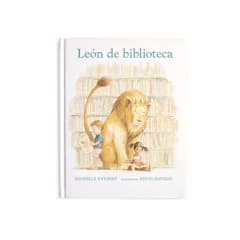 León de biblioteca