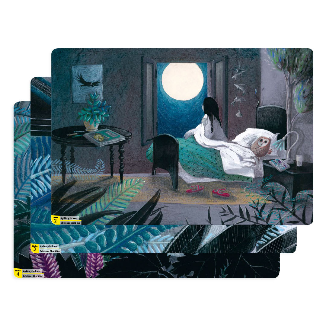 Láminas Ayilen y la luna2