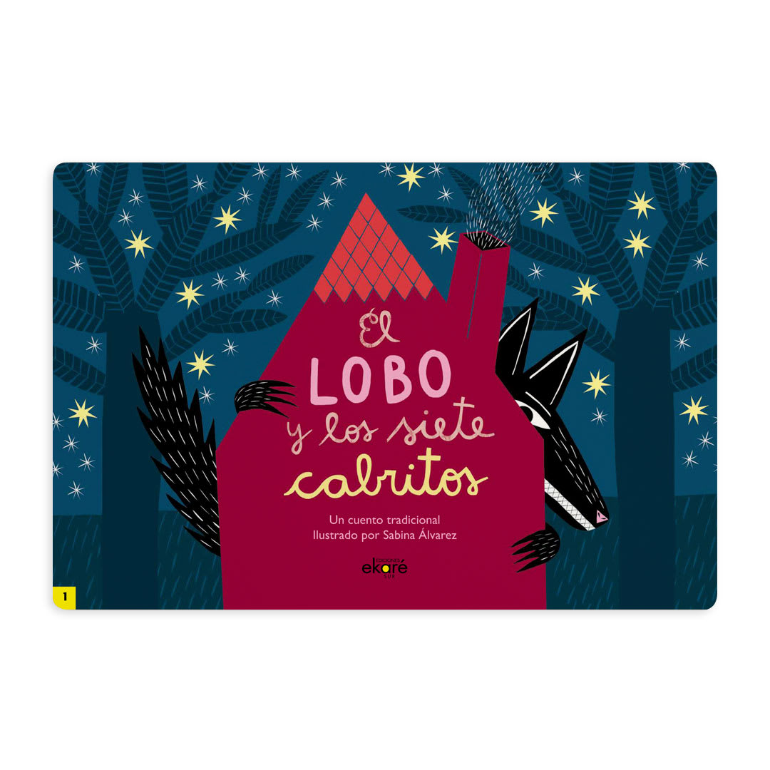 Láminas El lobo y los siete cabritos1