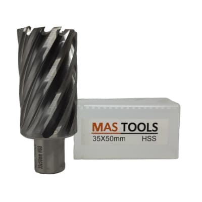 Broca anular 25 x 50 mm. HSS MASTOOLS