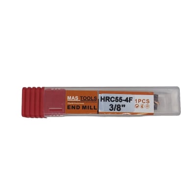 Fresa cil. frontal 3/8 - 4 filos carburo de Tungsteno (55 HRC) MASTOOLS