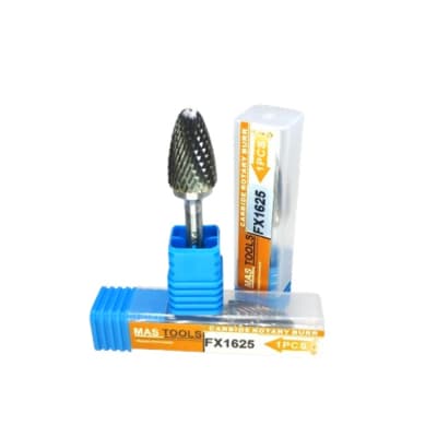 Lima rotativa carburo de tungsteno FX1625, toma 6 mm. MASTOOLS