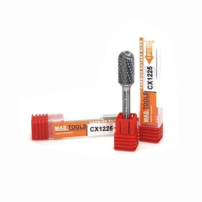 Lima rotativa carburo de tungsteno CX1225, toma 6 mm. MASTOOLS