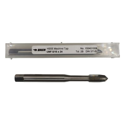 Macho maquina recto UNF 5/16 x 24 HSSE DIN371 BAER1