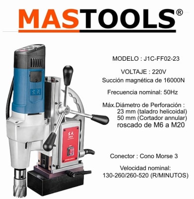 Taladro Magnético J1C-FF02-23 CM3 (puede roscar) DONGCHENG