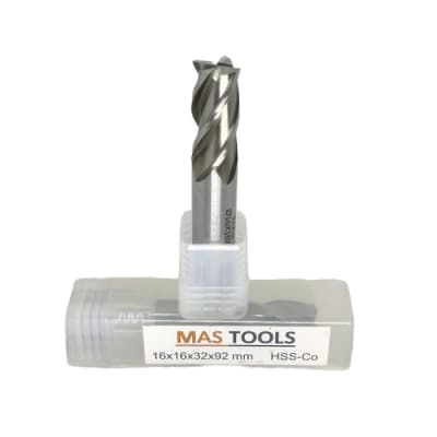 Fresa cil. frontal 6 mm. HSS Co. 4 filos MASTOOLS