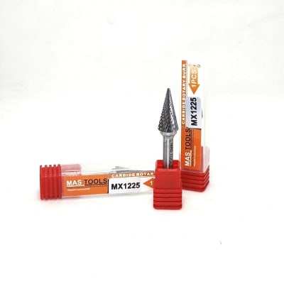 Lima rotativa carburo de tungsteno MX1225, toma 6 mm. MASTOOLS