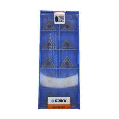 Caja inserto de torno TNMG160404-HA PC9030 KORLOY
