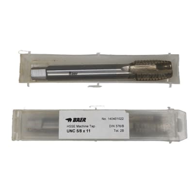 Macho maquina recto UNC 5/8 x 11 HSS-Co. DIN376 BAER1