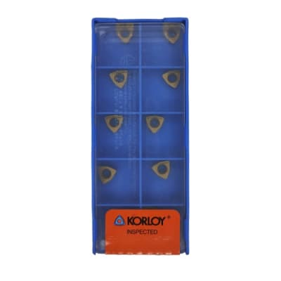 Caja inserto de perforado WCMT040208 C20N NCM325 KORLOY