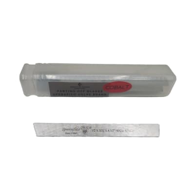 Cuchilla de tronzar 1/2 x 3/32 x 4.1/2 HSSE 12% Co. biselada SPERAFICO3