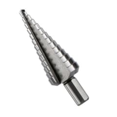Broca paso a paso o escalonada 4 a 32 mm. HSS MILESIMA
