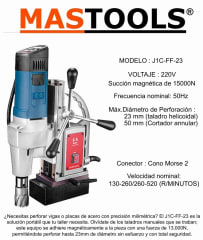 Taladro magnetico J1C-FF-23 CM2 DONGCHENG