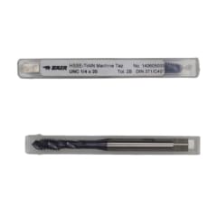 Macho maquina helicoidal UNC 1/4 x 20 HSSE-TIN (41 HRC) BAER