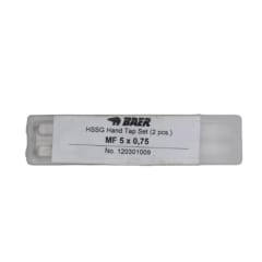 Macho manual MF 5 x 0.75 (2 piezas) HSS BAER