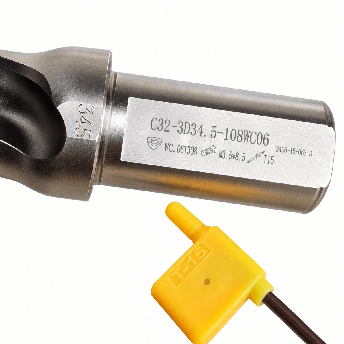 Broca con inserto diametro 34.5 mm. MILESIMA2
