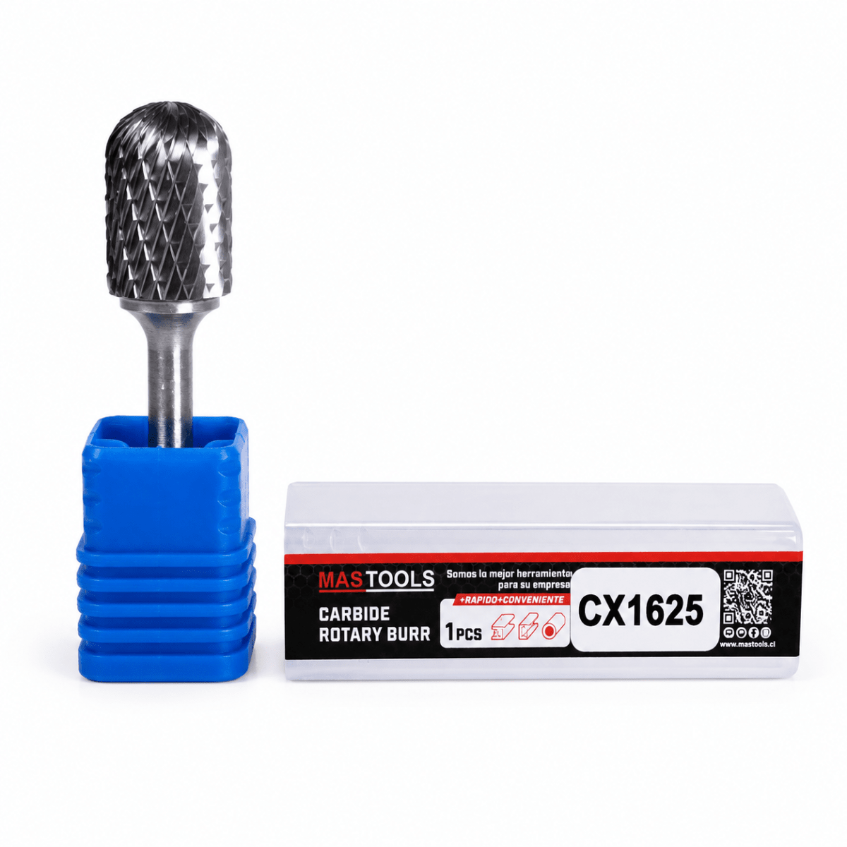 Lima rotativa carburo de tungsteno CX1625, toma 6 mm. MASTOOLS3