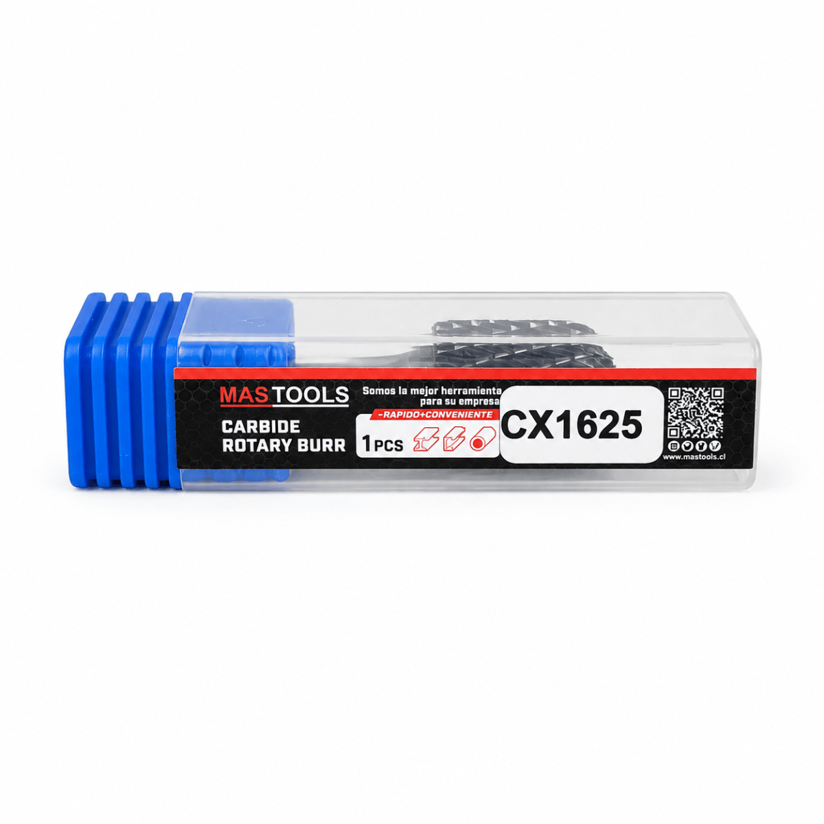 Lima rotativa carburo de tungsteno CX1625, toma 6 mm. MASTOOLS 0