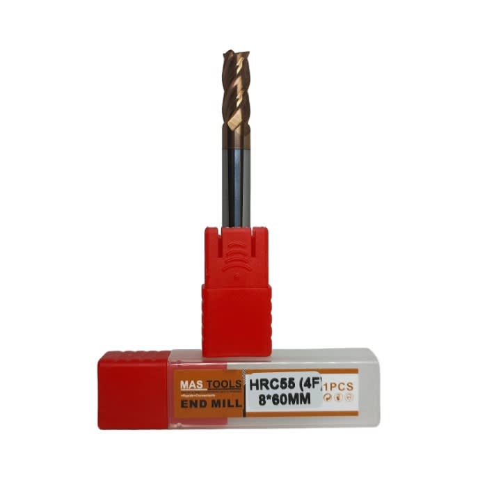 Fresa cil. frontal 5/16 - 4 filos carburo de Tungsteno (55 HRC) MASTOOLS 0