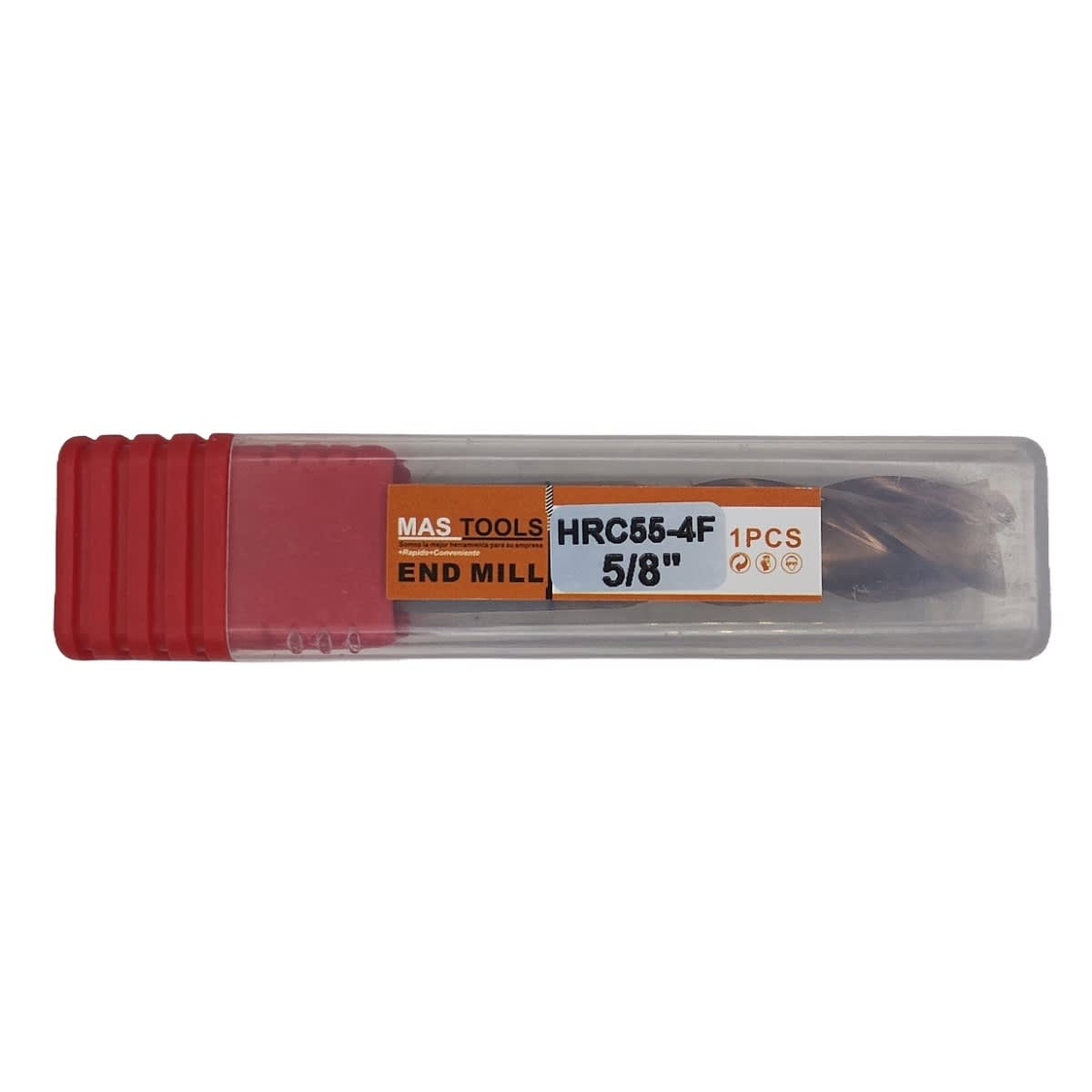 Fresa cil. frontal 5/8 - 4 filos carburo de Tungsteno (55 HRC) MASTOOLS 0
