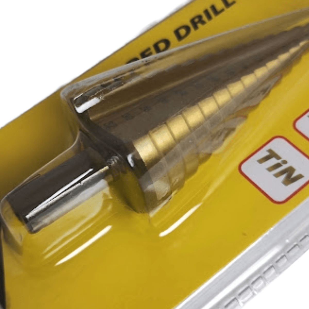 Broca paso a paso o escalonada 4 a 32 mm. HSS-TiN1